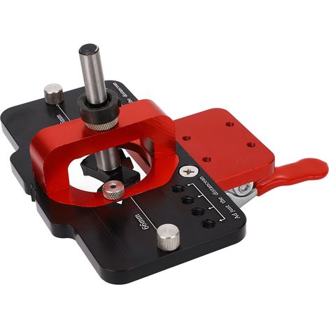 Gabarit de Perçage Invisible pour Charnières 35mm, Kit avec Guide et Forets pour Menuiserie (1/5)