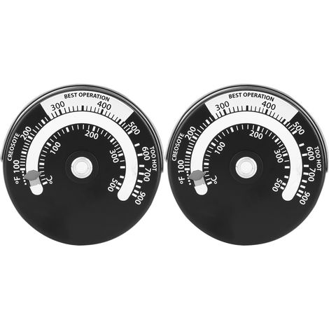 Thermomètre Magnétique pour Four et Cheminée - 2 Pièces (1/5)