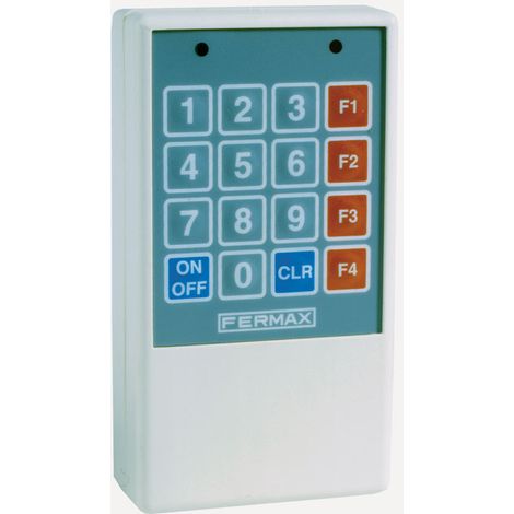 Teclado programación manual para mantenimiento de tarjetas extraviadas
