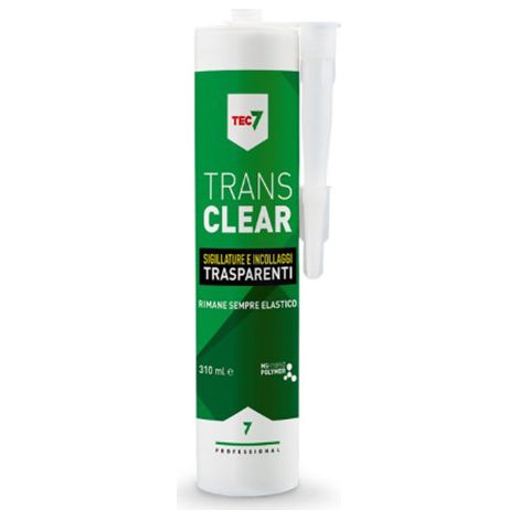Tec7 Trans Sigillante Trasparente MS Polimero – Adesivo Universale Cristallino 310