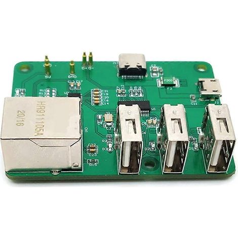 Stück USB-zu-Ethernet-Hub für Raspberry Pi Zero