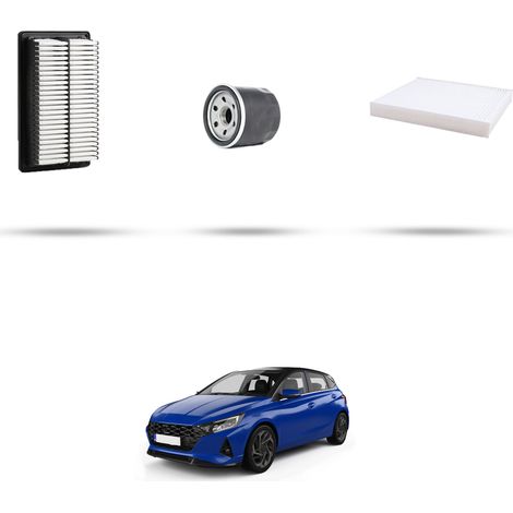 Kit tagliando 3 filtri compatibile con Hyundai  i20 III 1.2 62KW dal 2020 (1/5)