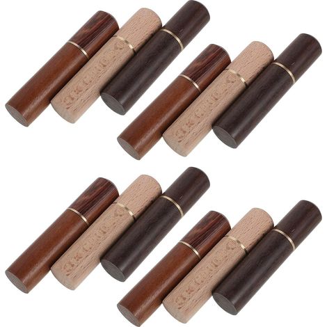 Rouleau à Pâtisserie Accessoire Ménager Pratique en Bois Massif Marron, Outil Cuisine Rouleau à Pâte Pression Maximale pour Pâte à Pain et Pâtisserie (1/5)