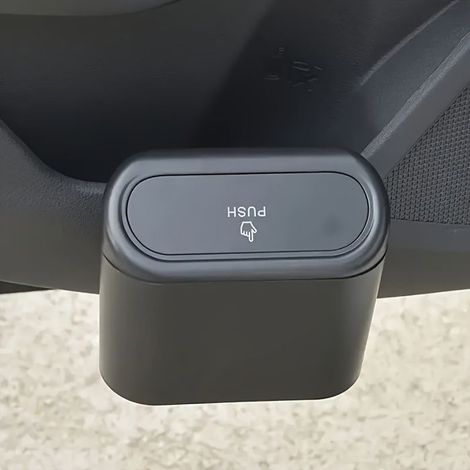 Mini-Wasserdichter Auto-Mülleimer, 1 Stück, mit Deckel und Klappe