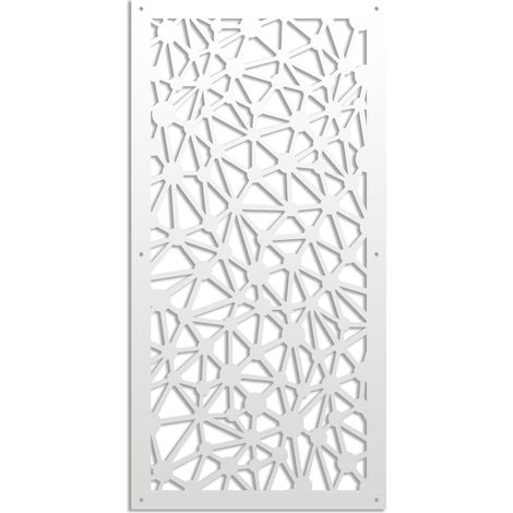 ATOM - Pannello in PVC traforato - Parasole - Colore: bianco - Misura: 50x150 cm (1/3)
