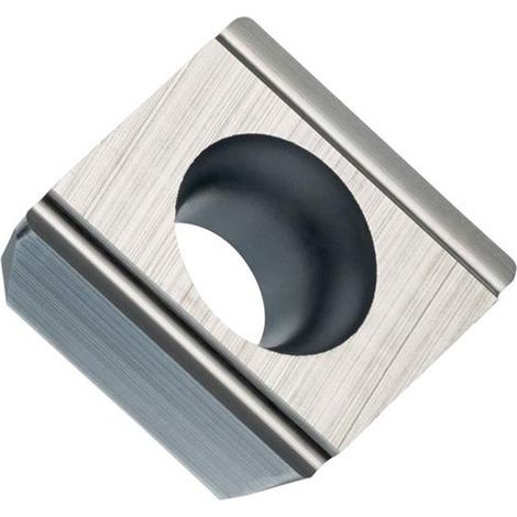 Drehwendeschneidplatte ISO CPGX 060204FR-JR:TT010 Bohrungs-D. 2,8mm Farbe Grau (1/2)