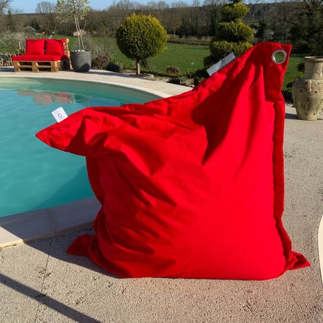 Big Coussin flottant Rouge 140x140 cm