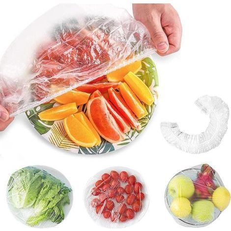 Lebensmitteldeckel mit Gummiband, 200er-Packung (1/5)