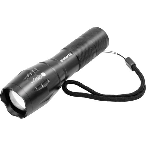 Lampe torche LED extensible pour une utilisation à une main, alimentée par piles, compacte et idéale pour les situations d'urgence, 5 modes d'éclairage, parfaite pour le camping et les activités de pl (1/5)
