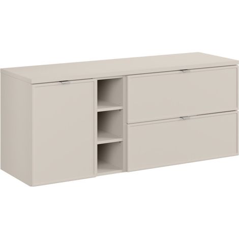 Meuble sous vasque 140 cm + 3 éléments - Sublima Cashmere - Livraison gratuite