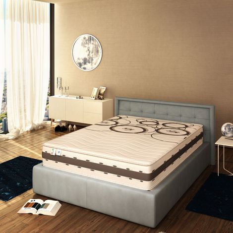 Baldiflex Materasso Memory Alto 20 Cm Certificato Sanitized Fascia Traspirante 3D Notti d'Argento Matrimoniale 160x190 cm