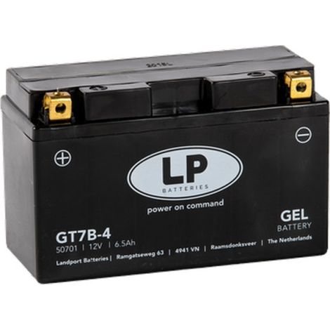 Batterie moto 12V 6.5Ah – Technologie Gel – Puissance de démarrage 90A – Entretien sans maintenance – Landport (1/3)