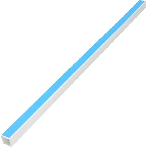 Goulotte de câble auto-adhésive 10x10 mm 10 m PVC