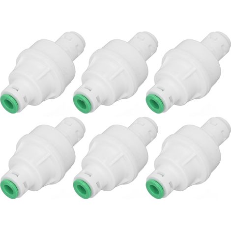 Réducteur de pression droit 10 pièces pour purificateur d'eau, vanne de régulation 2 points pour machine à eau potable directe, accessoire d'entrée anti-éclatement, tuyau robuste (1/5)