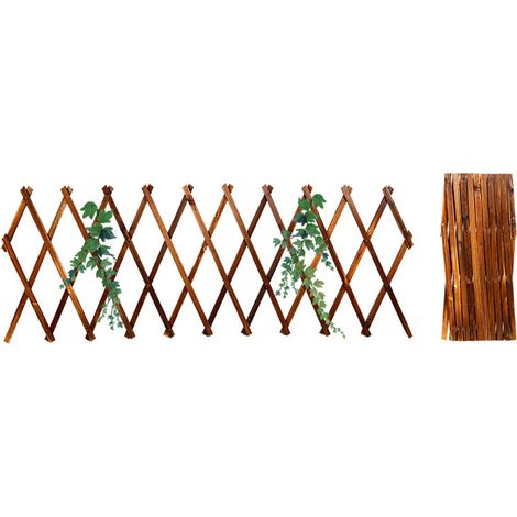 Enrejado extensible para plantas, madera de pino, dimensiones: 100 x 40 cm, 150 x 35 cm, 180 x 30 cm, material: pino, 1 pieza (1/5)