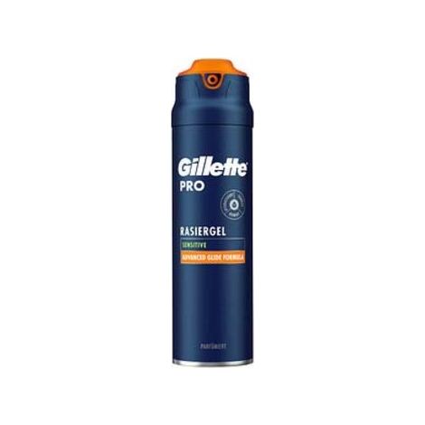 Gillette PRO Bartpflege Rasiergel Männer (200 ml), kühlt die Haut, um sie zu beruhigen und spendet dem Barthaar Feuchtigkeit
