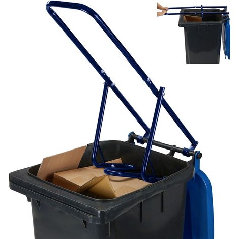 Compactador manual de residuos de acero para contenedores