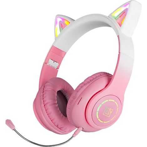 Auriculares Bluetooth Defender Freemotion B505 con LED rosa (1/5)