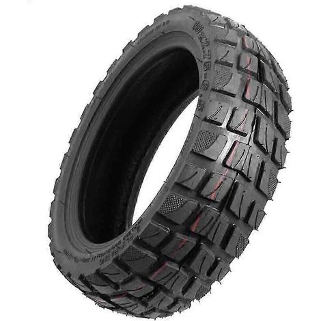 Pneus tout-terrain 10 pouces 10x2,75-6,5, sans chambre à air, pour trottinette électrique, résistants à l'usure, en caoutchouc de haute qualité. (1/5)