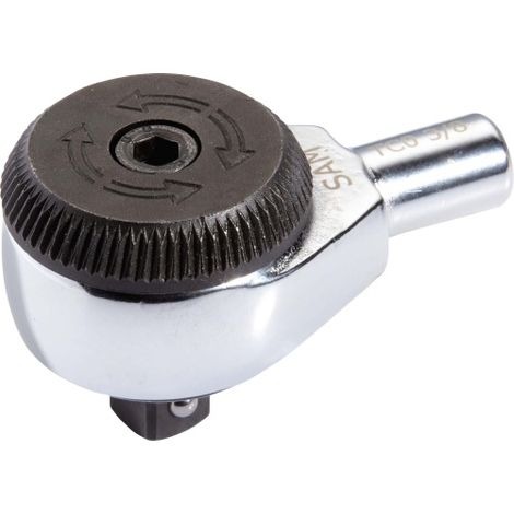 Embouts ronds Cliquet réversible SAM Chrome, taille 12 mm ( Prix pour 1 ) (1/3)