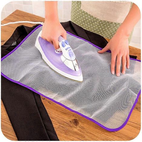 Tapis de protection pour fer à repasser résistant à la chaleur, tapis de repassage principal, protection en maille pour vêtements, repassage des vêtements délicats (L)