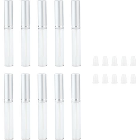 Flacon vide 5ml pour sérum de croissance cils, contenant mascara rechargeable, outil DIY 10 pièces (1/5)