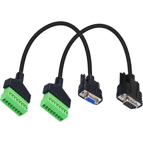 DB9P RS232 auf 8P Klemmenverlängerung für größere Reichweite, 15 cm/5,9 Zoll lang