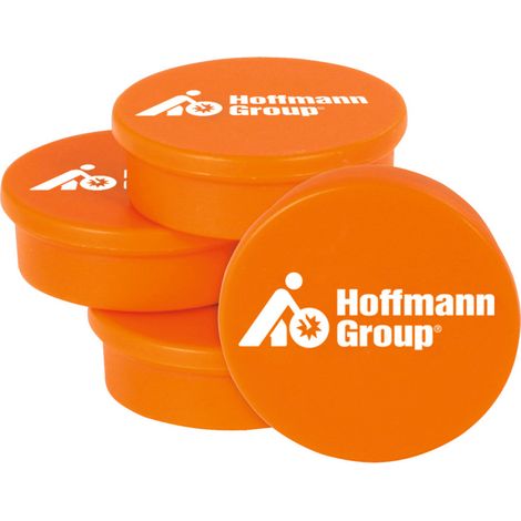 Organisationsmagnete-Set 4-teilig, bedruckt, Ferrit,⌀ 25 mm 4 Stk