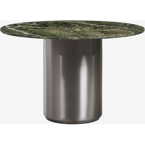 Table de salle à manger ronde Ø120 cm Luceida SKLUM Marbre vert Forest