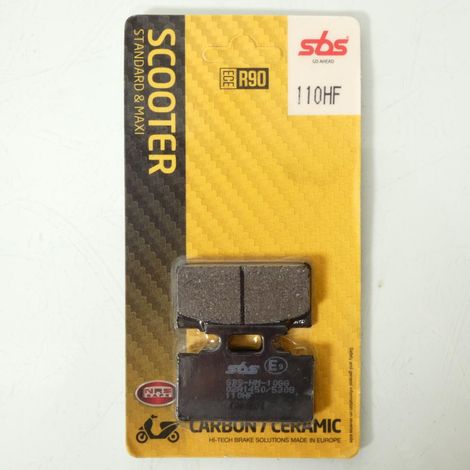Plaquette de frein SBS pour Scooter Honda 50 Nh Lead 1986 à 1993 (1/2)