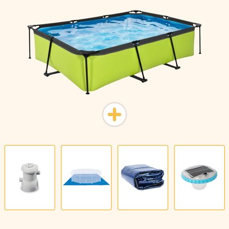 Exit-toys Piscine Exit Rectangulaire - 300x200x65 cm - 5-pièces S272 (1/5)