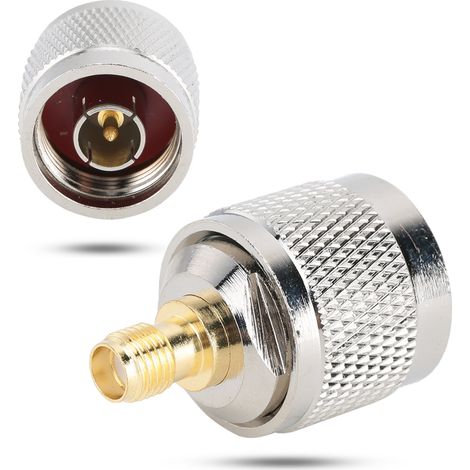 Adaptateur N Mâle vers SMA Femelle pour Antenne WiFi, Câble Coaxial 50 Ohm, Connecteur RF Haute Performance (1/3)