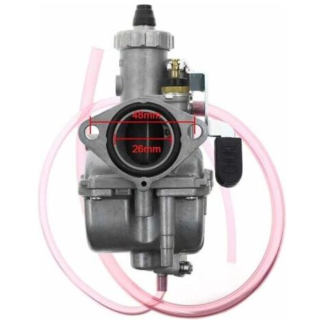 FOREHILL Tigrezy VM22 26mm Vergaser-Ersatz für Mikuni Ansaugrohr Pit Dirt Bike 110cc 125cc 140cc Motoren Motorradteile für Lifan, Apollo, Thumpstar und SSR (1/4)