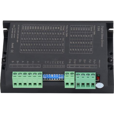 2-Phasen-Schrittmotortreiber, digitaler Schrittmotortreiber, CNC-Steuerung, DC 24–50 V, AC 20–40 V, 1,0–4,5 A (1/5)
