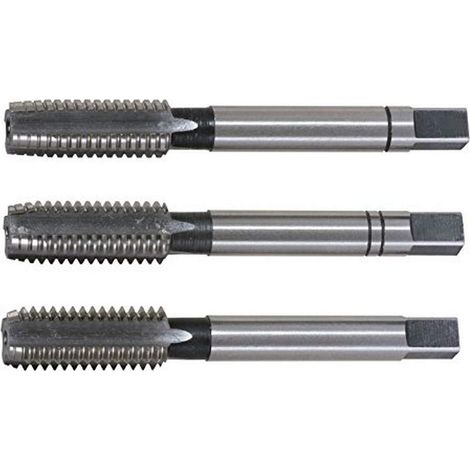 KS Tools 331.0120 Serie di Maschi a Mano in HSS M, M12X1.75, 3 Pezzi