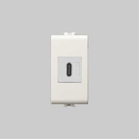 Alimentatore da incasso usb-c 'easy' bianco EC ELETTROCANALI (1/2)