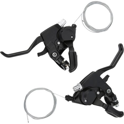 Ensemble de leviers de frein et de vitesses pour vélo 3x7 21 vitesses avec câble de dérailleur (1 paire). (1/5)