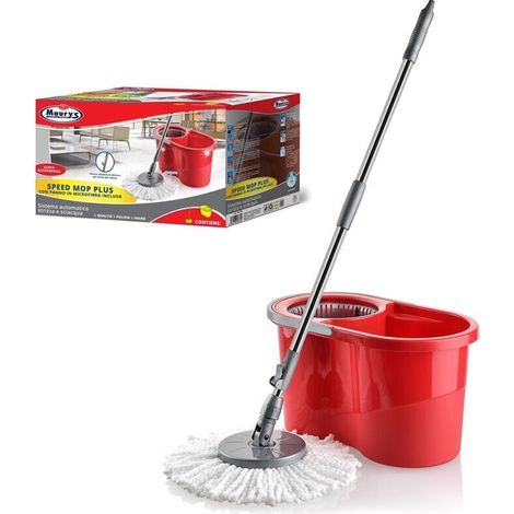 MAURY'S SPEED MOP PLUS CON PANNO IN MICROFIBRA DI RICAMBIO