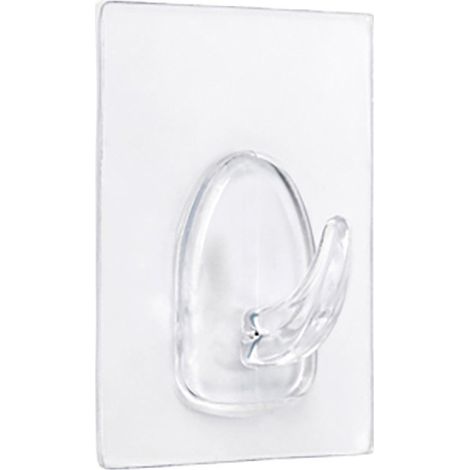 Gruccia adesiva riutilizzabile 60x47mm trasparente 1290-0-000 Blister INOFIX (1/2)