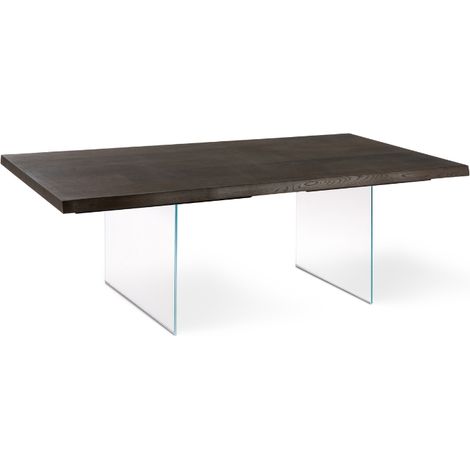 Forest,  Tavolo allungabile con top impiallacciato Rovere termocotto (90cm X 160/240cm H. 76cm) Made in Italy  Duzzle (1/5)