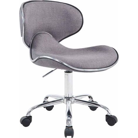 Tabouret de travail Las Vegas V2 en tissu Gris