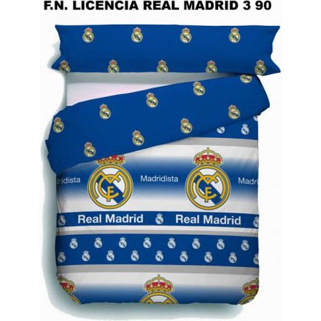 Funda Nórdica Real Madrid Cama 90 cm. (2 Piezas)