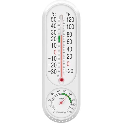 Termometro per serra, igrometro digitale, termometro per piante da giardino sospese, misuratore di umidità per interni/esterni, termometro e igrometro per serra, giardino in serra (1/5)