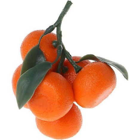 Décoration artificielle orange pour maison, cuisine, fête, pub, restaurant, nourriture - 6 têtes (1/5)