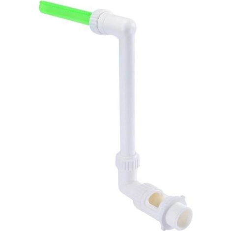 Fontaine lumineuse pour piscine - Buse cascade réglable, filetage 1,5 pouce - ABS blanc (1/4)