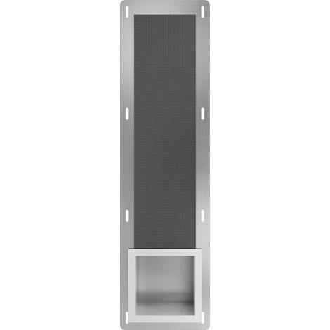 Balneo Distributeur papier-toilette encastrable 72x19,5x12,1cm, acier inoxydable, finition inox, WALL-BOX PAPER 3 (1/5)
