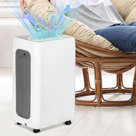 Wolketon Deshumidificador de Aire, 26L/24h para 20 ㎡,Deshumidificador de 2L Buen Efecto Deshumidificador, Humedad Constante Inteligente. (1/5)