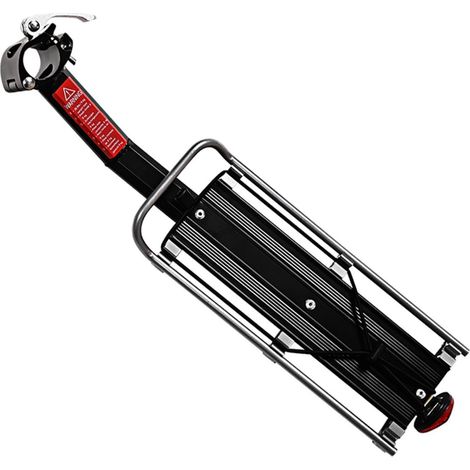Racket REMARRE À LA REMARRE Rapide Rack de Cargaison à vélo avec léger - Porte-vélos pour Dos de vélo, Porte-Cargaison à vélo, Porte-Cargaison à vélo réglable avec feu arrière ro (1/5)