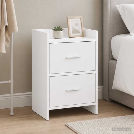 vidaXL Comodini Bianco 40 x 30 x 60 cm Legno ingegnerizzato (1/5)