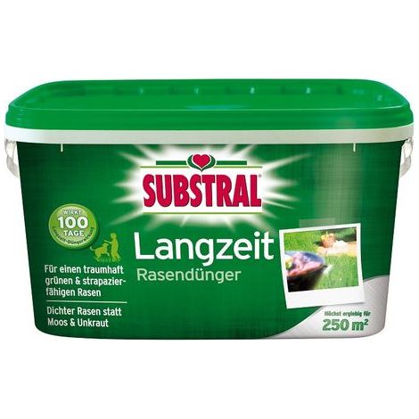 SUBSTRAL® Langzeit Rasendünger für bis zu 250 m² - 5 kg (1/2)